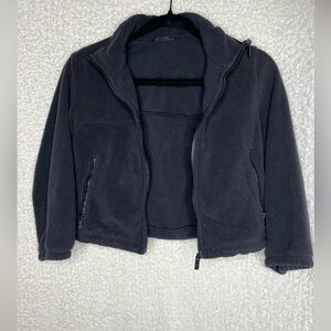 ALO Yoga Black Fleece Jacket
